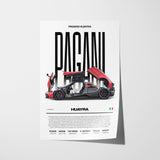 Pagani Huayra Poster