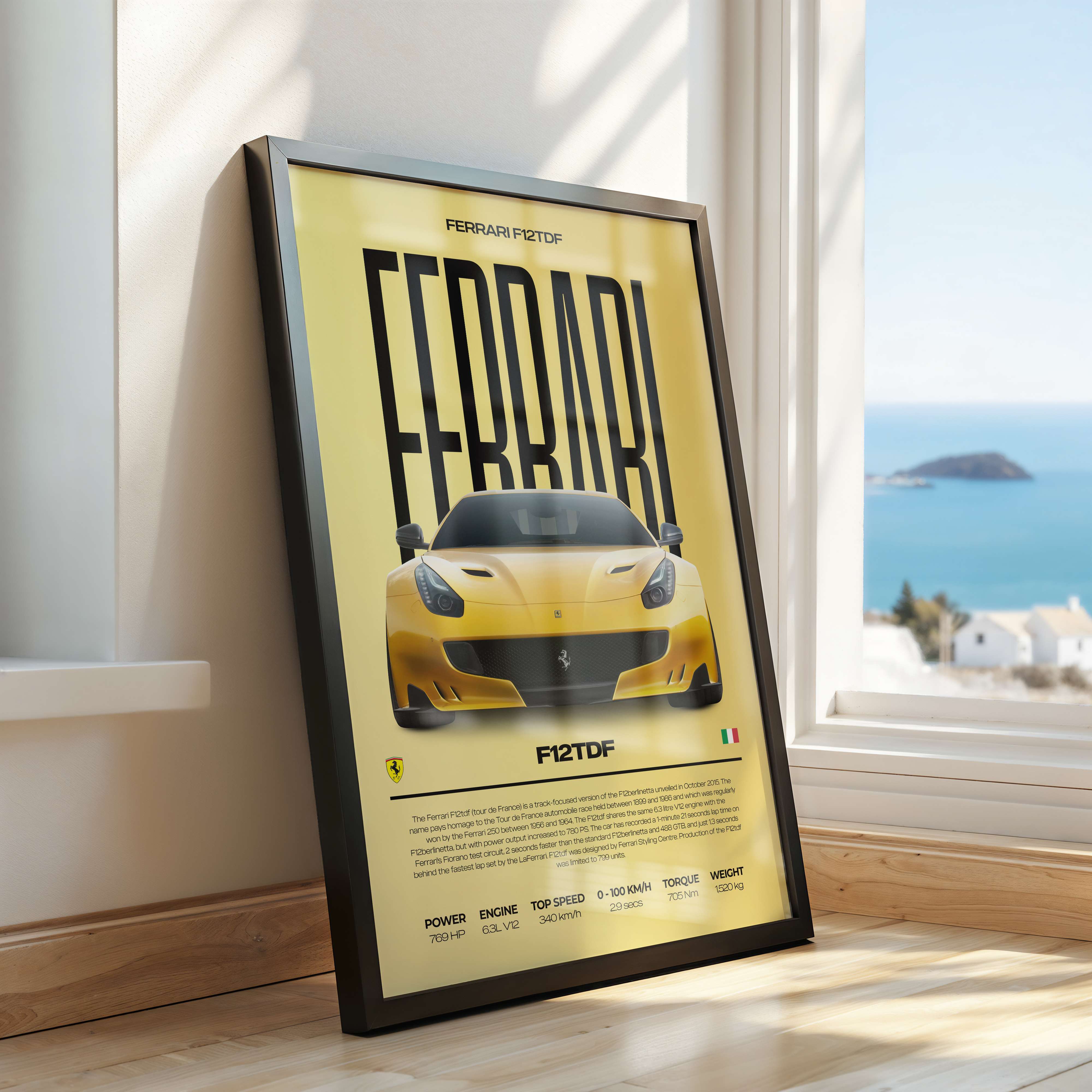 Ferrari F12 TDF Poster