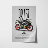 RS 457 Motorcycle Poster