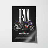 2026 RSV4 Factory Motorcycle Poster