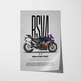 2026 RSV4 Factory Motorcycle Poster