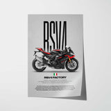 2025 RSV4 Factory Motorcycle Poster