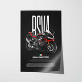 2025 RSV4 Factory Motorcycle Poster