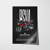 2025 RSV4 Factory Motorcycle Poster