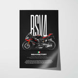 2025 RSV4 Factory Motorcycle Poster