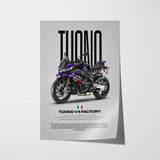 2026 Tuono V4 Factory Motorcycle Poster