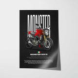 2014 Monster 1200 S Motorcycle Poster
