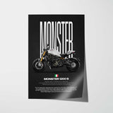 2014 Monster 1200 S Motorcycle Poster
