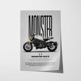 2014 Monster 1200 S Motorcycle Poster