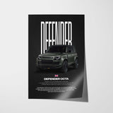 Defender OCTA Car Poster