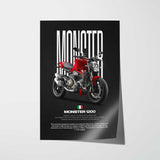 2014 Monster 1200 Motorcycle Poster