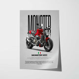2014 Monster 1200 Motorcycle Poster
