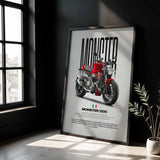 2014 Monster 1200 Motorcycle Poster