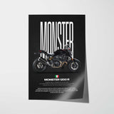 2016 Monster 1200 R Motorcycle Poster