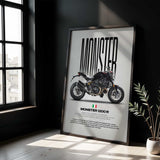 2016 Monster 1200 R Motorcycle Poster