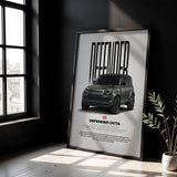 Defender OCTA Car Poster