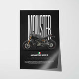 2017 Monster 1200 S Motorcycle Poster
