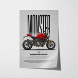 2017 Monster 1200 S Motorcycle Poster