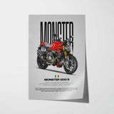 2017 Monster 1200 S Motorcycle Poster