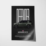Defender OCTA Car Poster