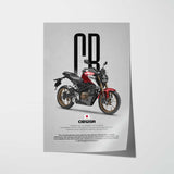 2021-2023 CB125R Motorcycle Poster