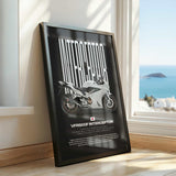 2015 VFR800F Interceptor Motorcycle Poster