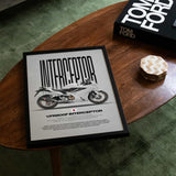 2015 VFR800F Interceptor Motorcycle Poster