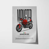 Monster 696 Motorcycle Poster