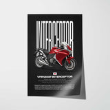 2010 VFR1200F Interceptor Motorcycle Poster