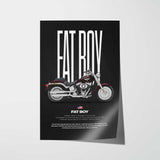 2012 Softail Fat Boy Motorcycle Poster