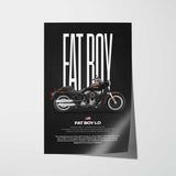 2013 Softail Fat Boy Lo Motorcycle Poster