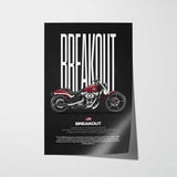 2013 Softail Breakout Motorcycle Poster