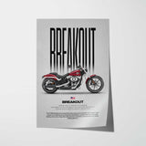 2013 Softail Breakout Motorcycle Poster