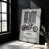 2014 Softail Breakout Motorcycle Poster