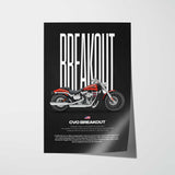 2014 CVO Breakout Motorcycle Poster