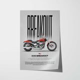 2014 CVO Breakout Motorcycle Poster