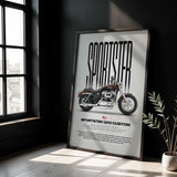 2013 Sportster 1200 Custom Motorcycle Poster