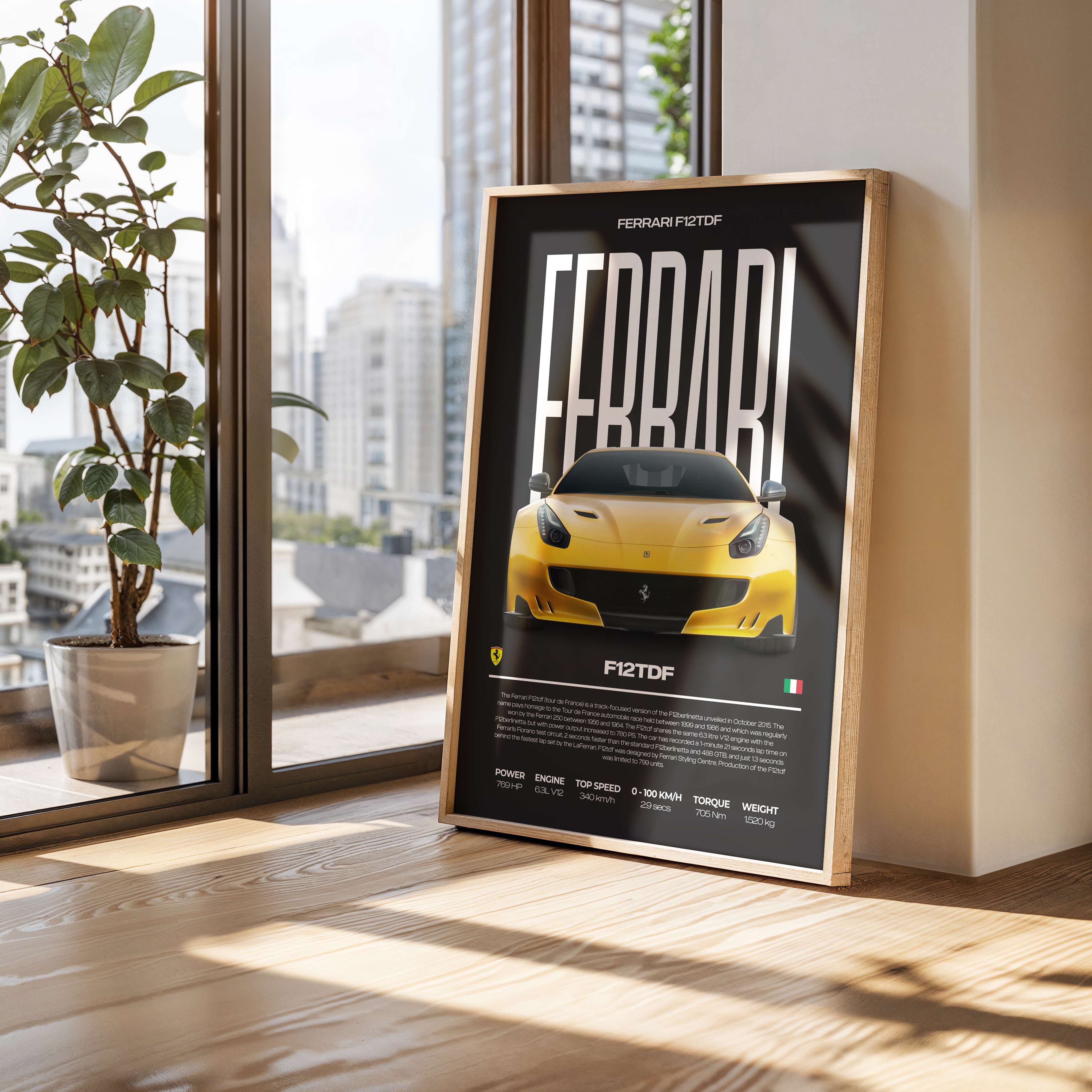 Ferrari F12 TDF Poster