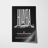 Huayra R Evo Car Poster