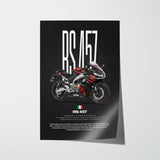 RS 457 Motorcycle Poster