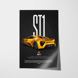 ST1 Car Poster