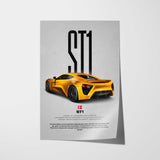 ST1 Car Poster