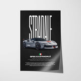 SF90 XX Stradale Car Poster