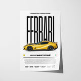 Ferrari 812 Competizione Poster