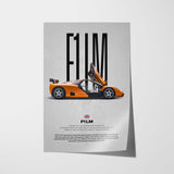 F1 LM Car Poster