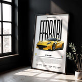 Ferrari F12 TDF Poster