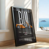 F1 LM Car Poster
