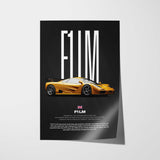 F1 LM Car Poster