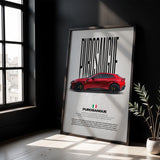 Purosangue Car Poster