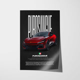 Purosangue Car Poster